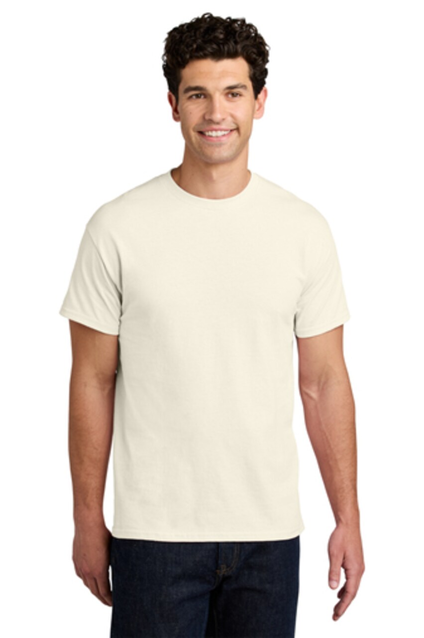 Gildan® Heavy Cotton Crewneck Short Sleeve T-Shirt 5.3 oz 100% Cotton Classic Fit Durable Everyday Blank Tee